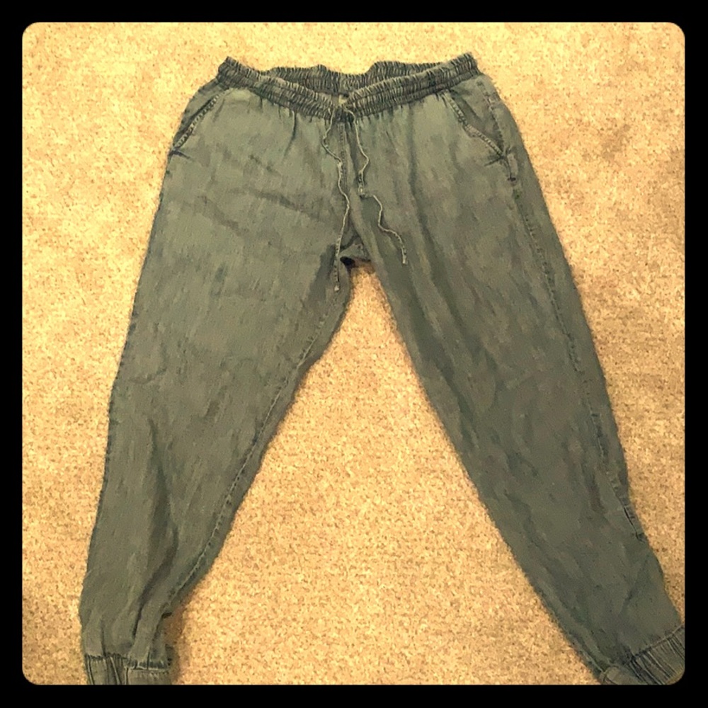 Capri Jean, loose with elastic and drawstring